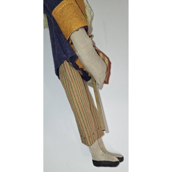 Primitive Colonial George Washington Doll 19" Tall Rare Patriotic July 4th - Picture 13 of 16